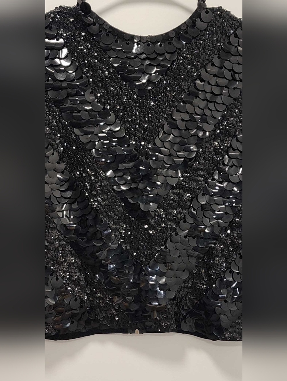 Vintage Gia Ninno Designs For Joyce Sequins Top Size Medium - Picture 4 of 7